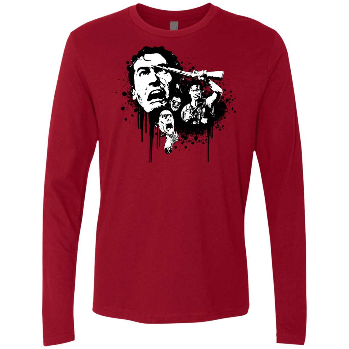 T-Shirts Cardinal / S Evil Dead Legend Men's Premium Long Sleeve