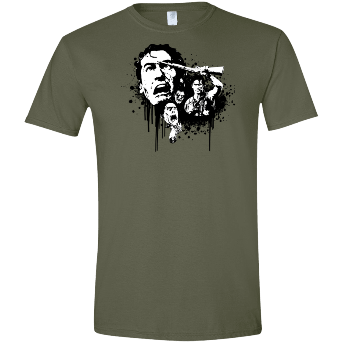 T-Shirts Military Green / S Evil Dead Legend Men's Semi-Fitted Softstyle