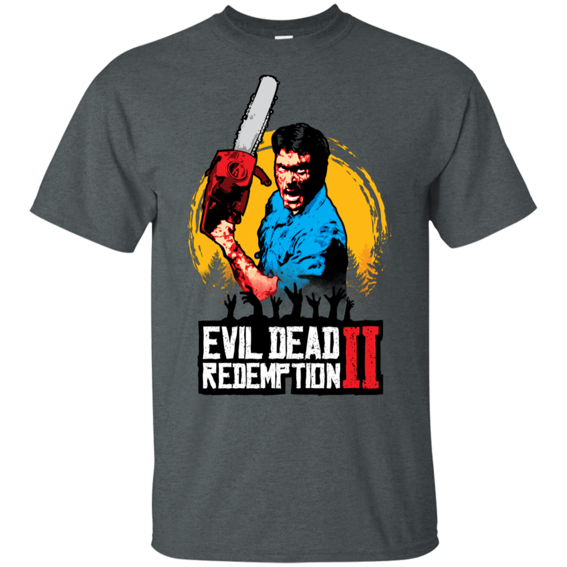 T-Shirts Dark Heather / S Evil Dead Redemption II T-Shirt