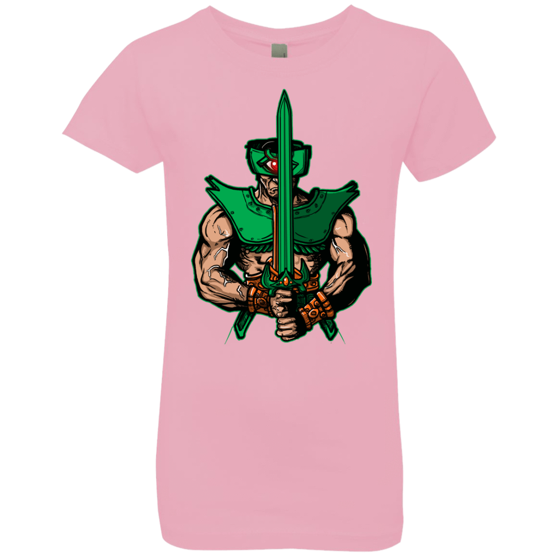 T-Shirts Light Pink / YXS Evil Eye Girls Premium T-Shirt