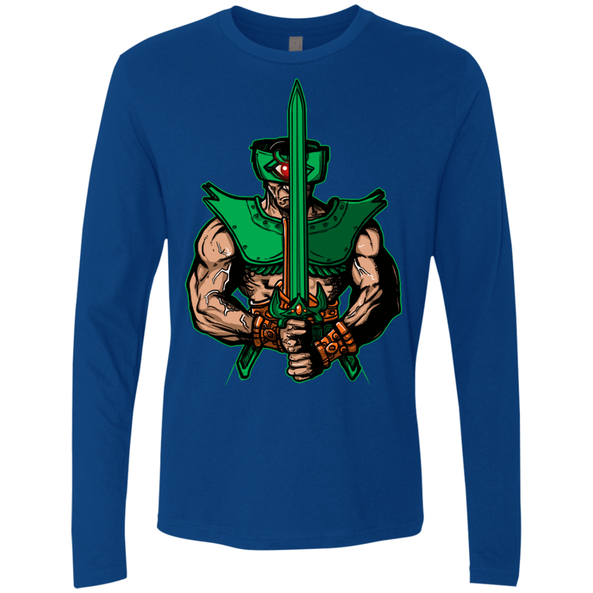 T-Shirts Royal / S Evil Eye Men's Premium Long Sleeve