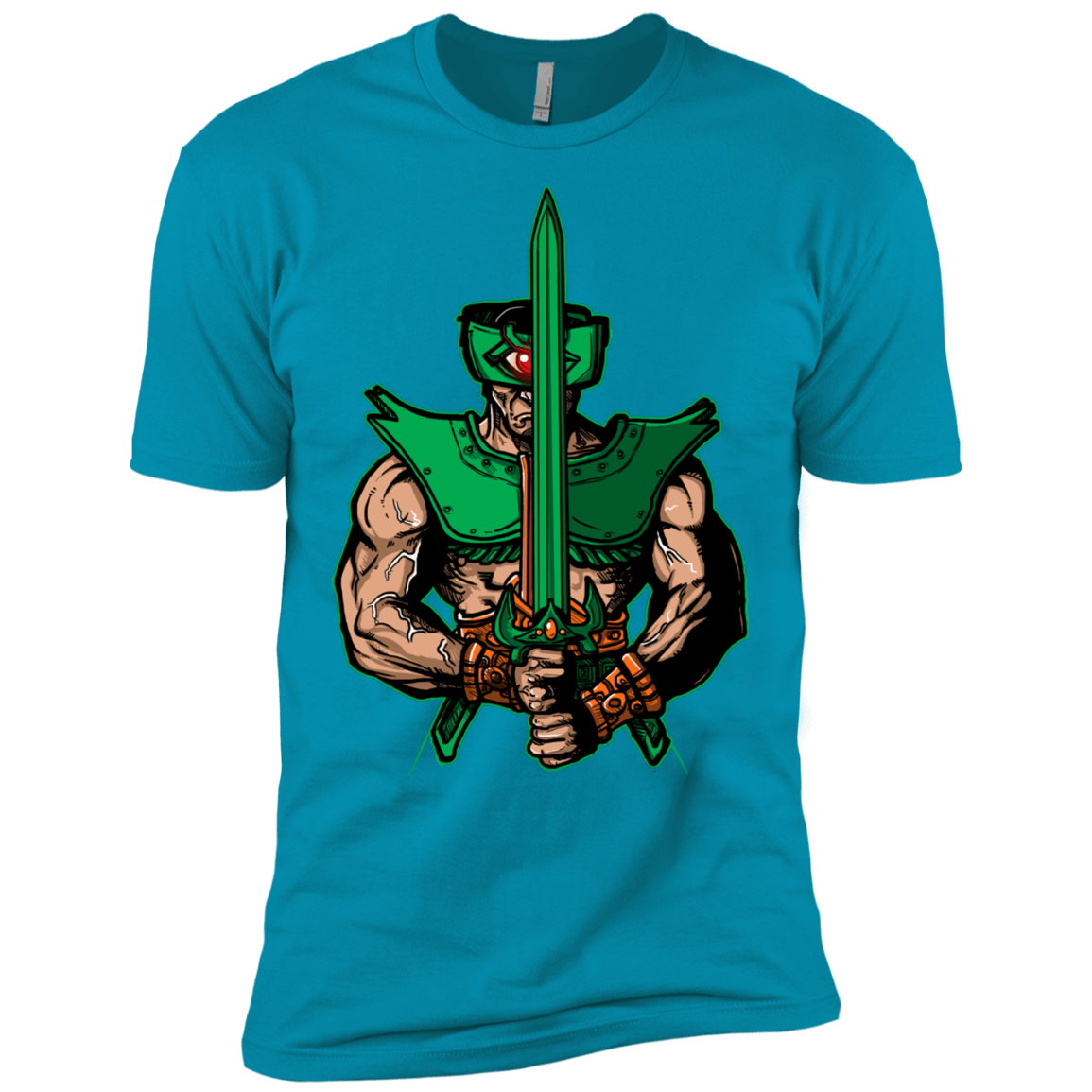 T-Shirts Turquoise / X-Small Evil Eye Men's Premium T-Shirt