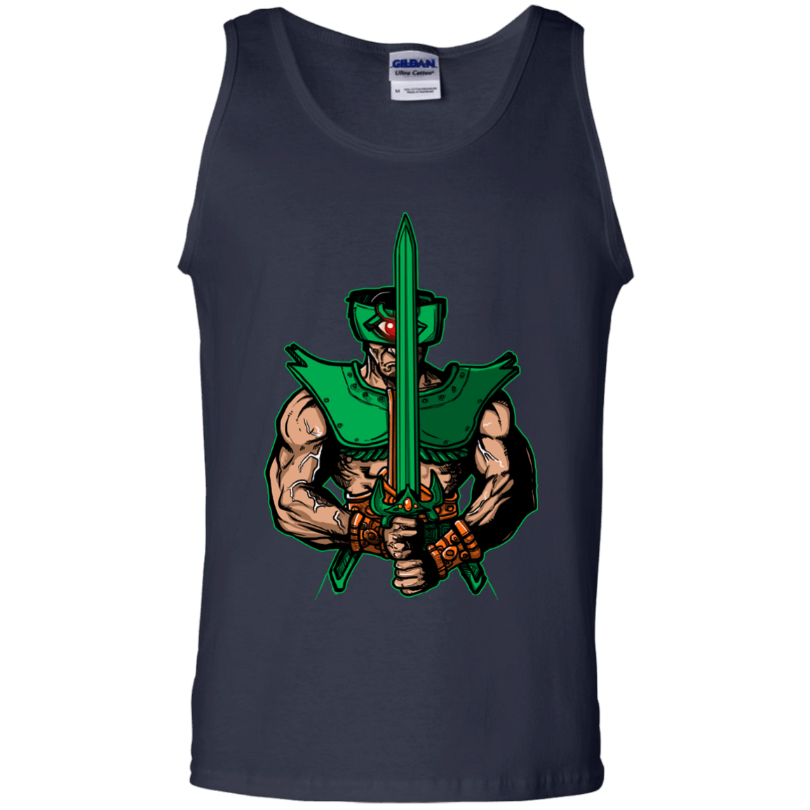 T-Shirts Navy / S Evil Eye Men's Tank Top