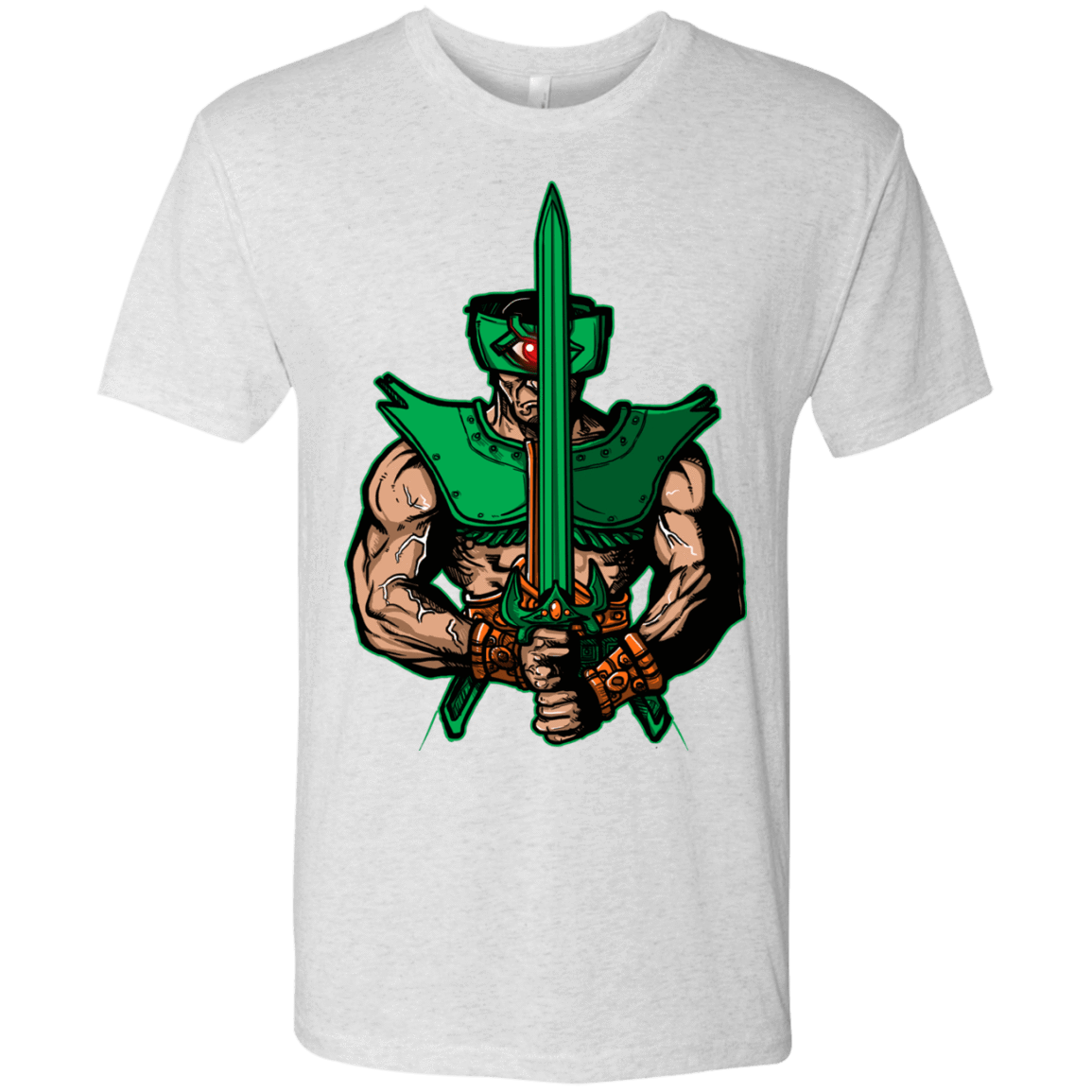 T-Shirts Heather White / S Evil Eye Men's Triblend T-Shirt