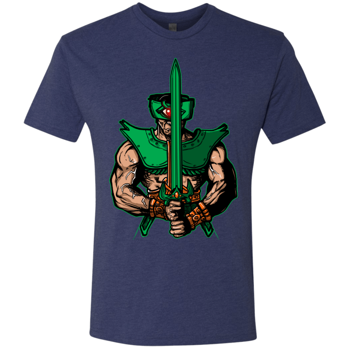 T-Shirts Vintage Navy / S Evil Eye Men's Triblend T-Shirt