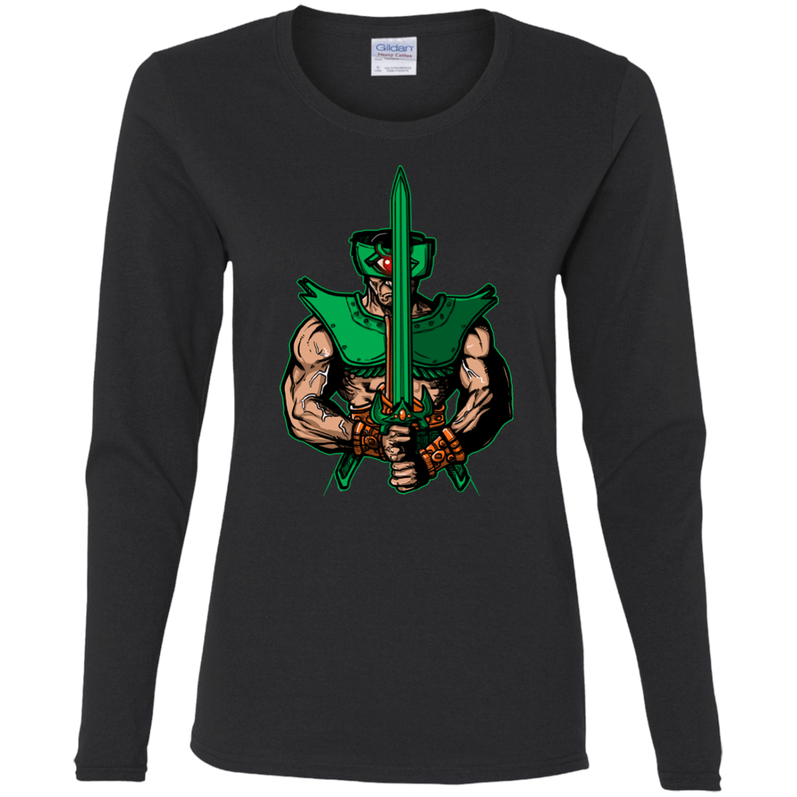 T-Shirts Black / S Evil Eye Women's Long Sleeve T-Shirt