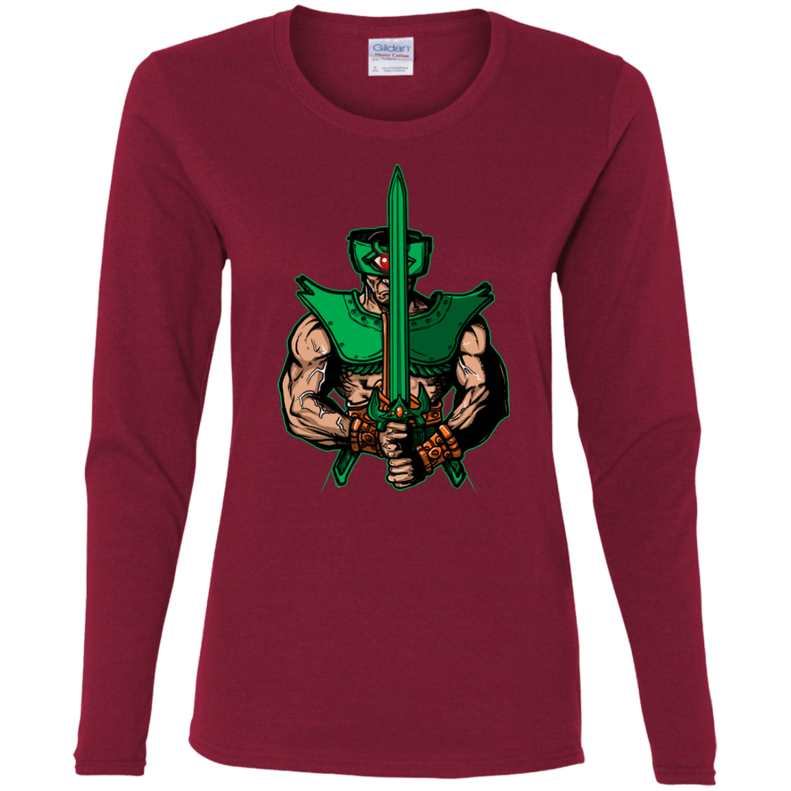 T-Shirts Cardinal / S Evil Eye Women's Long Sleeve T-Shirt