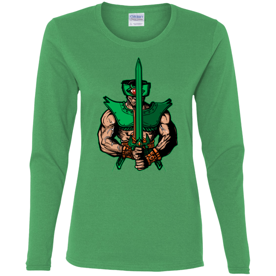 T-Shirts Irish Green / S Evil Eye Women's Long Sleeve T-Shirt