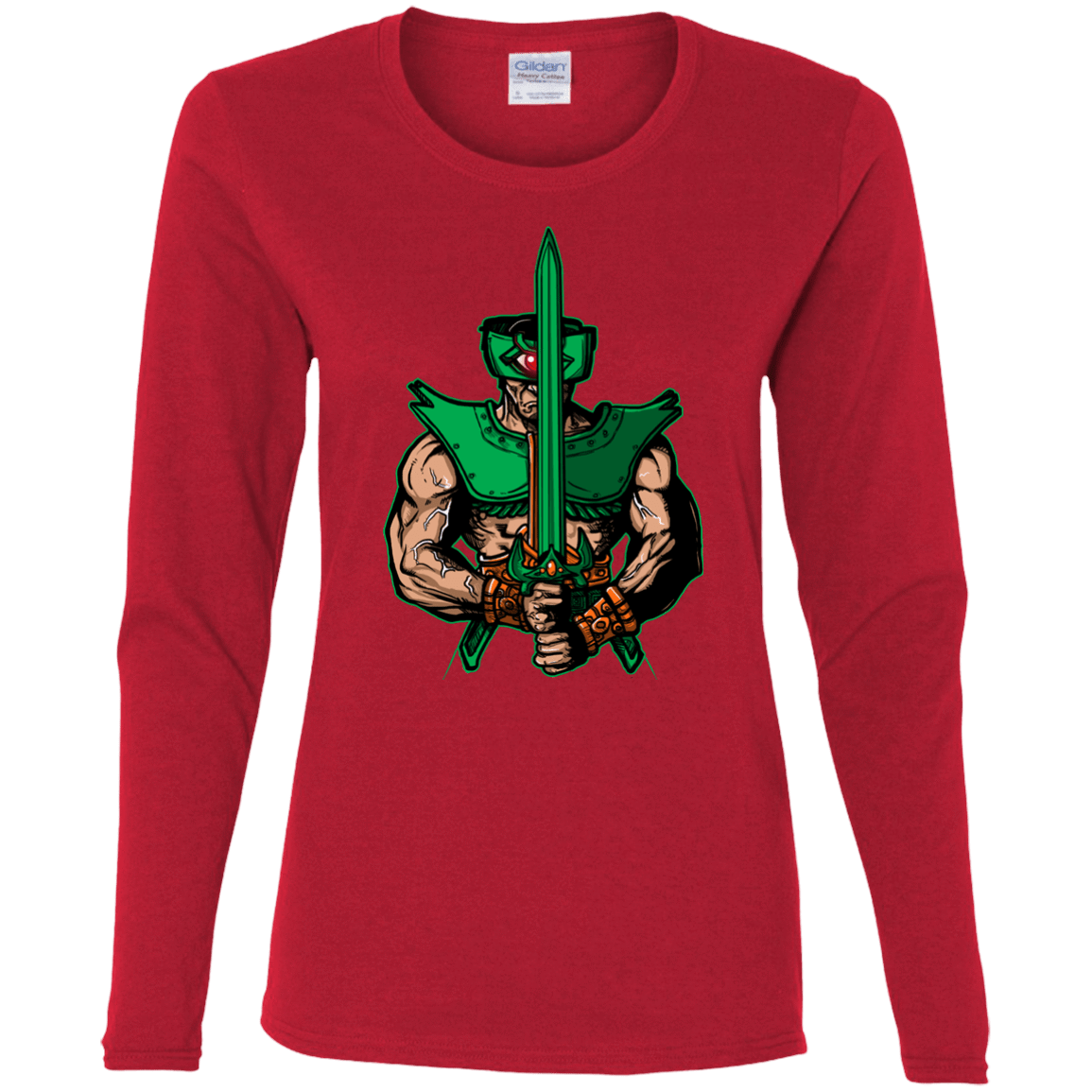 T-Shirts Red / S Evil Eye Women's Long Sleeve T-Shirt