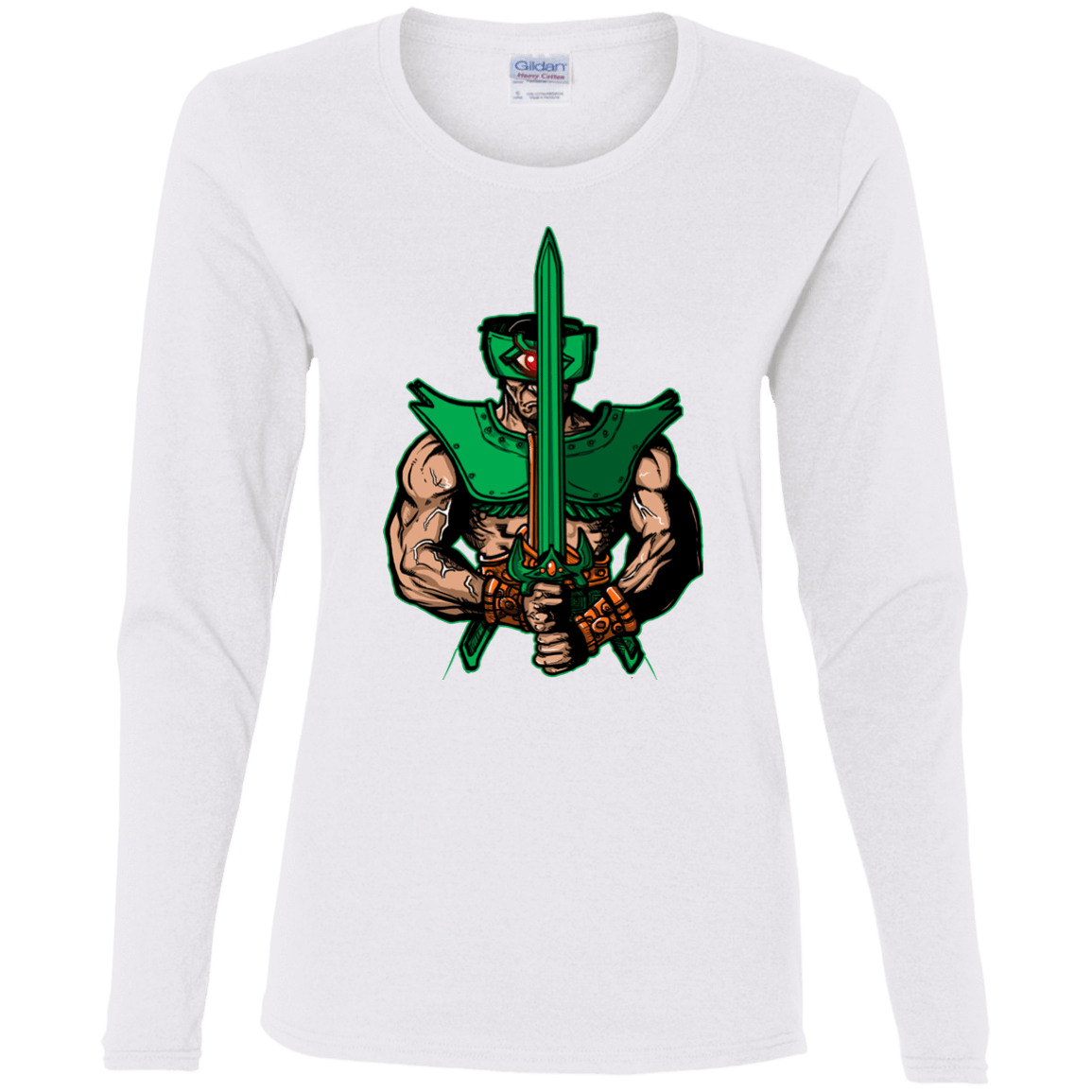 T-Shirts White / S Evil Eye Women's Long Sleeve T-Shirt