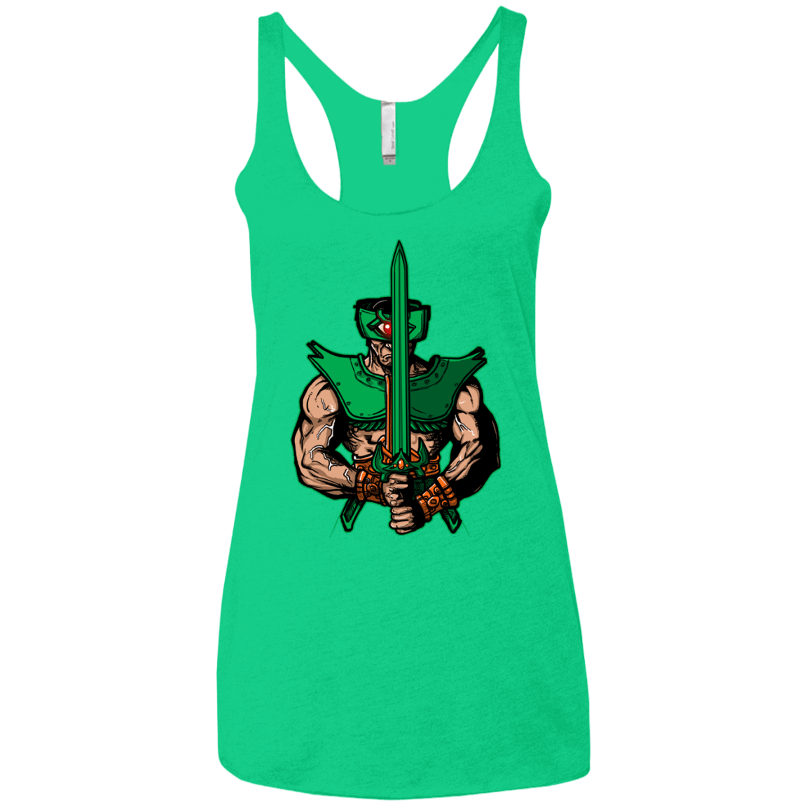 T-Shirts Envy / X-Small Evil Eye Women's Triblend Racerback Tank