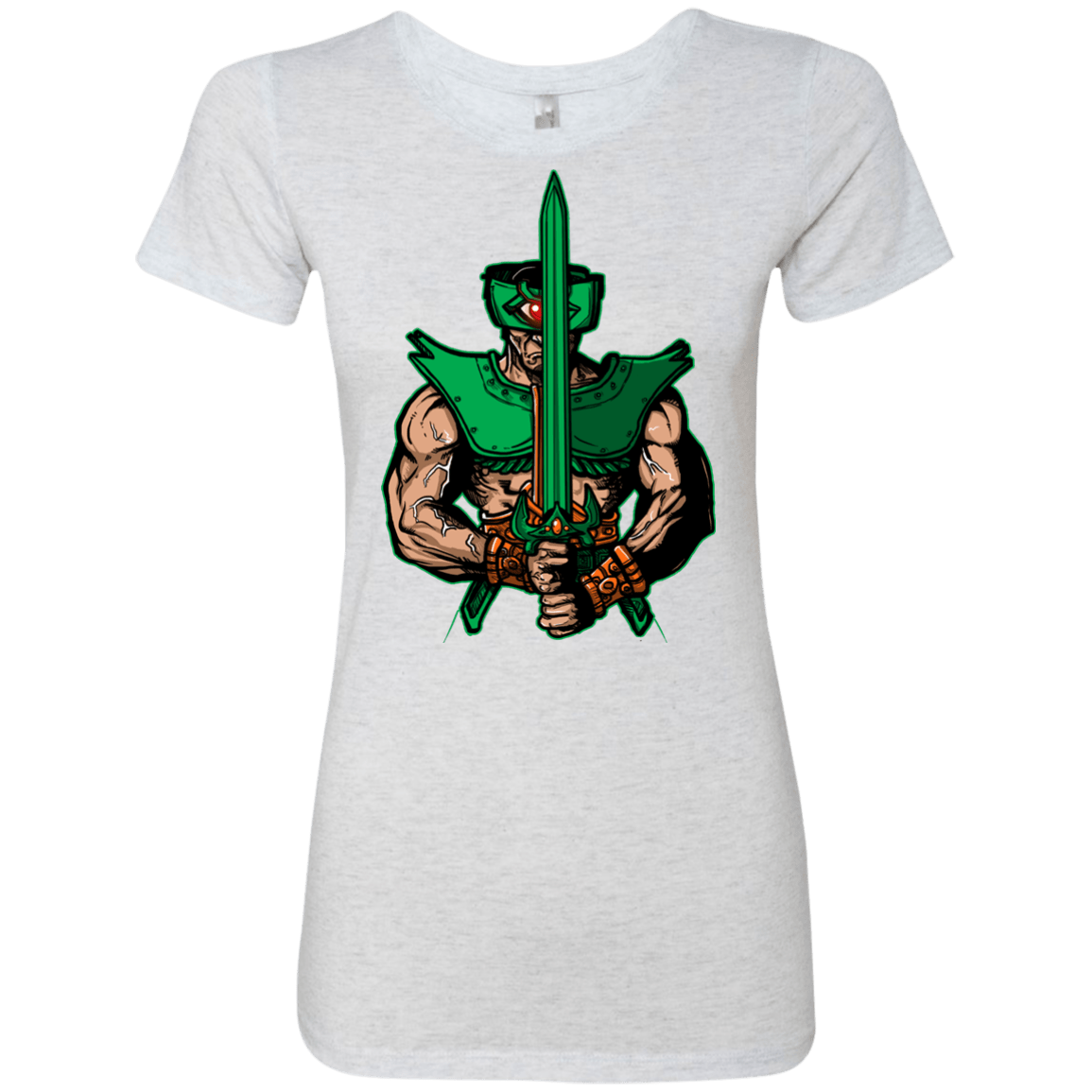 T-Shirts Heather White / S Evil Eye Women's Triblend T-Shirt