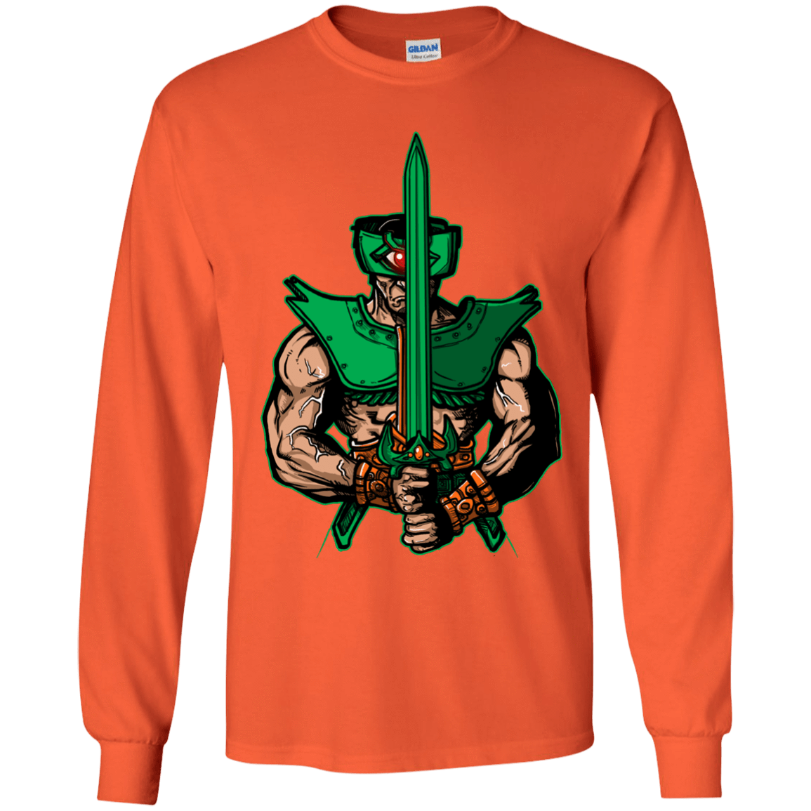 T-Shirts Orange / YS Evil Eye Youth Long Sleeve T-Shirt