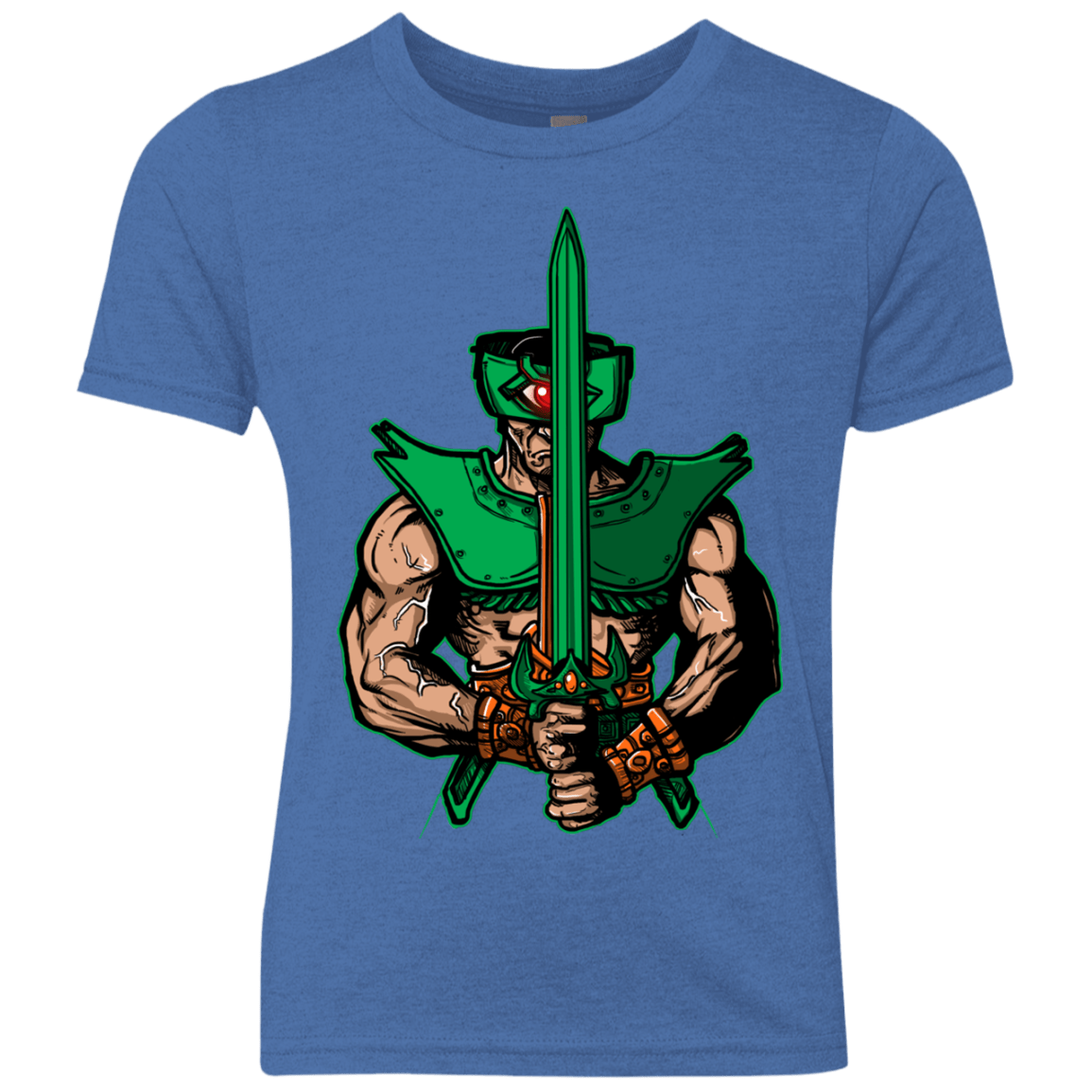 T-Shirts Vintage Royal / YXS Evil Eye Youth Triblend T-Shirt