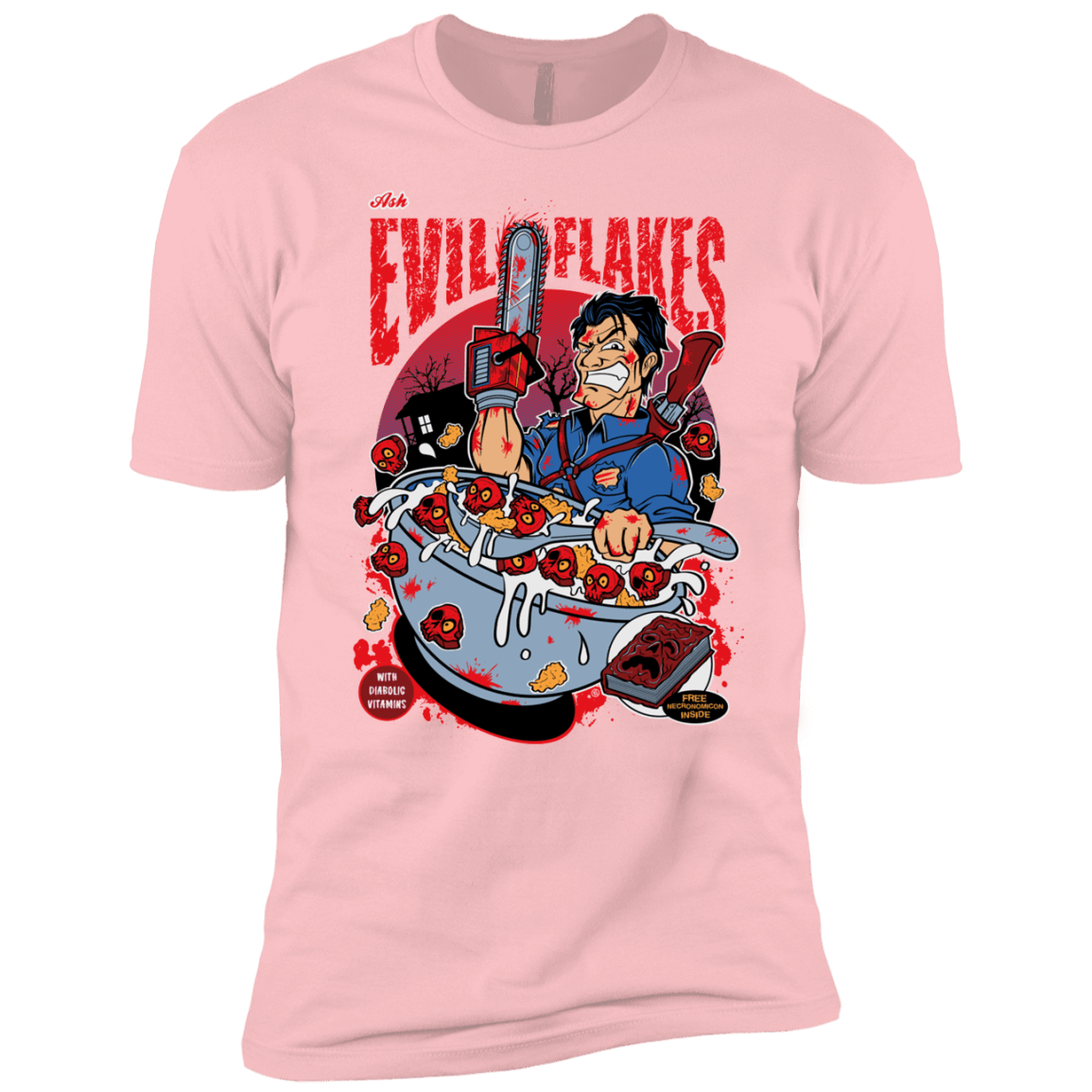 T-Shirts Light Pink / YXS Evil Flakes Boys Premium T-Shirt