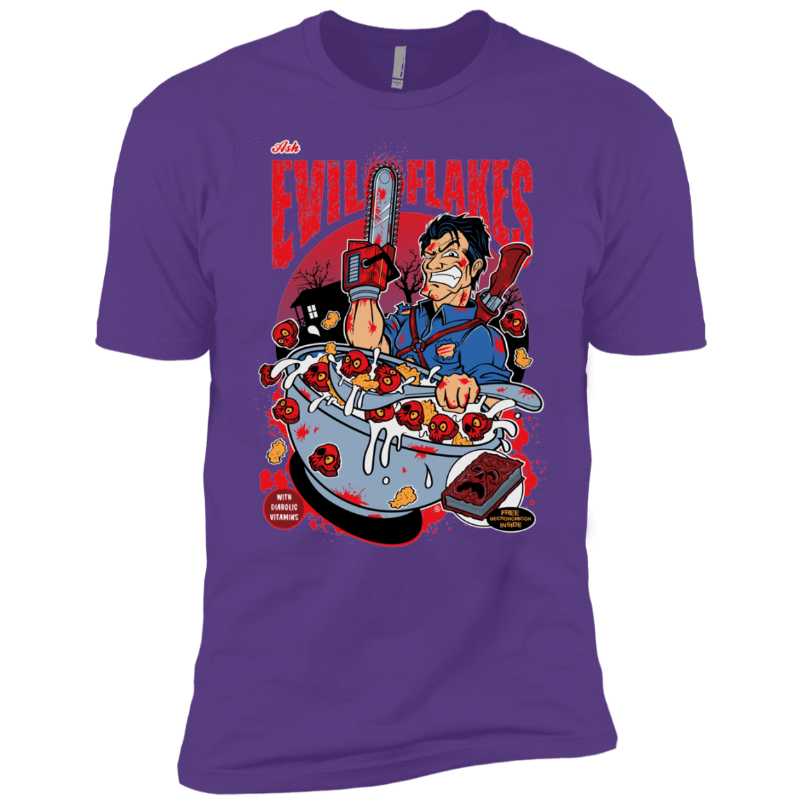 T-Shirts Purple Rush / YXS Evil Flakes Boys Premium T-Shirt