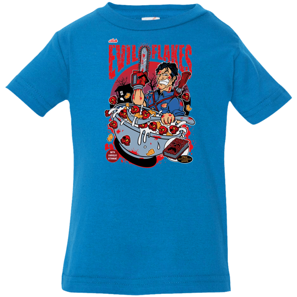 T-Shirts Cobalt / 6 Months Evil Flakes Infant Premium T-Shirt