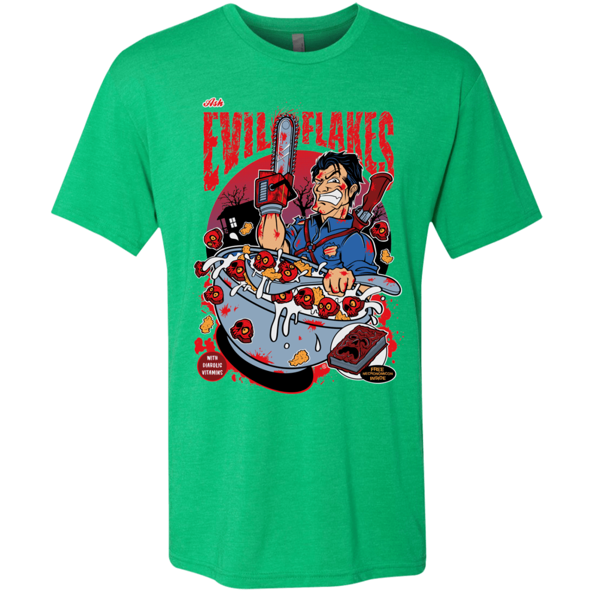 Evil Flakes Men's Triblend T-Shirt