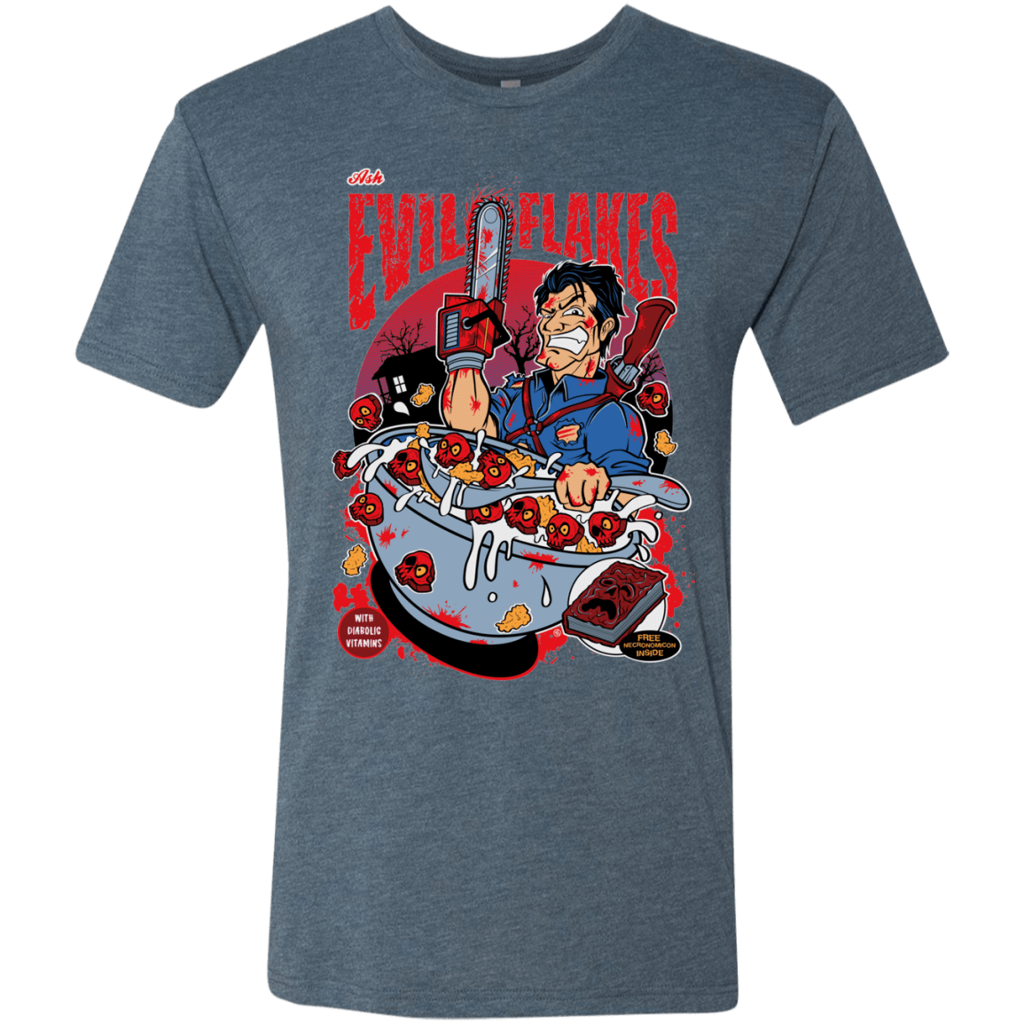 Evil Flakes Men's Triblend T-Shirt