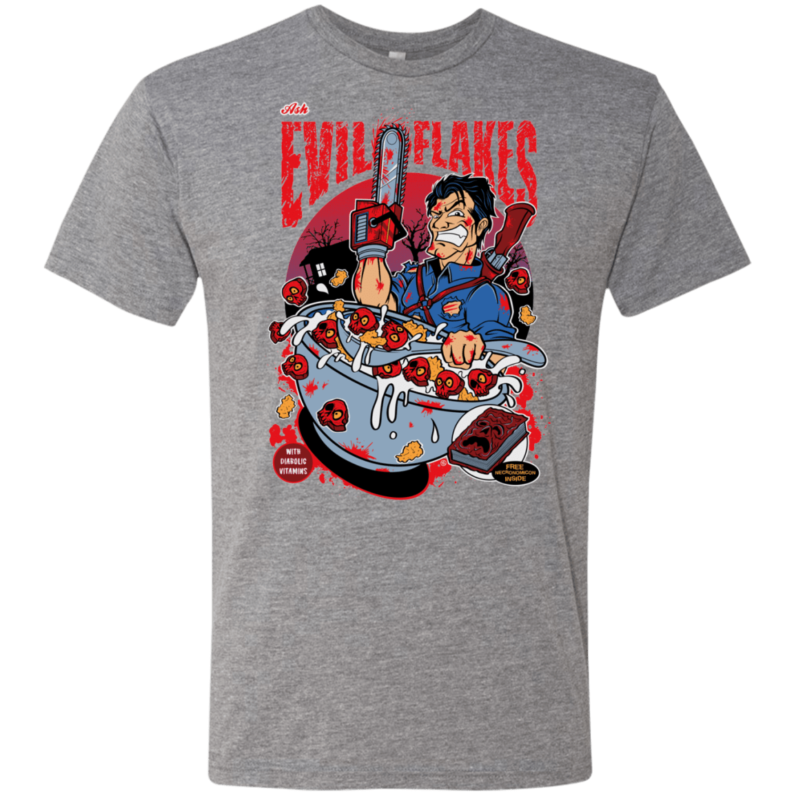 Evil Flakes Men's Triblend T-Shirt