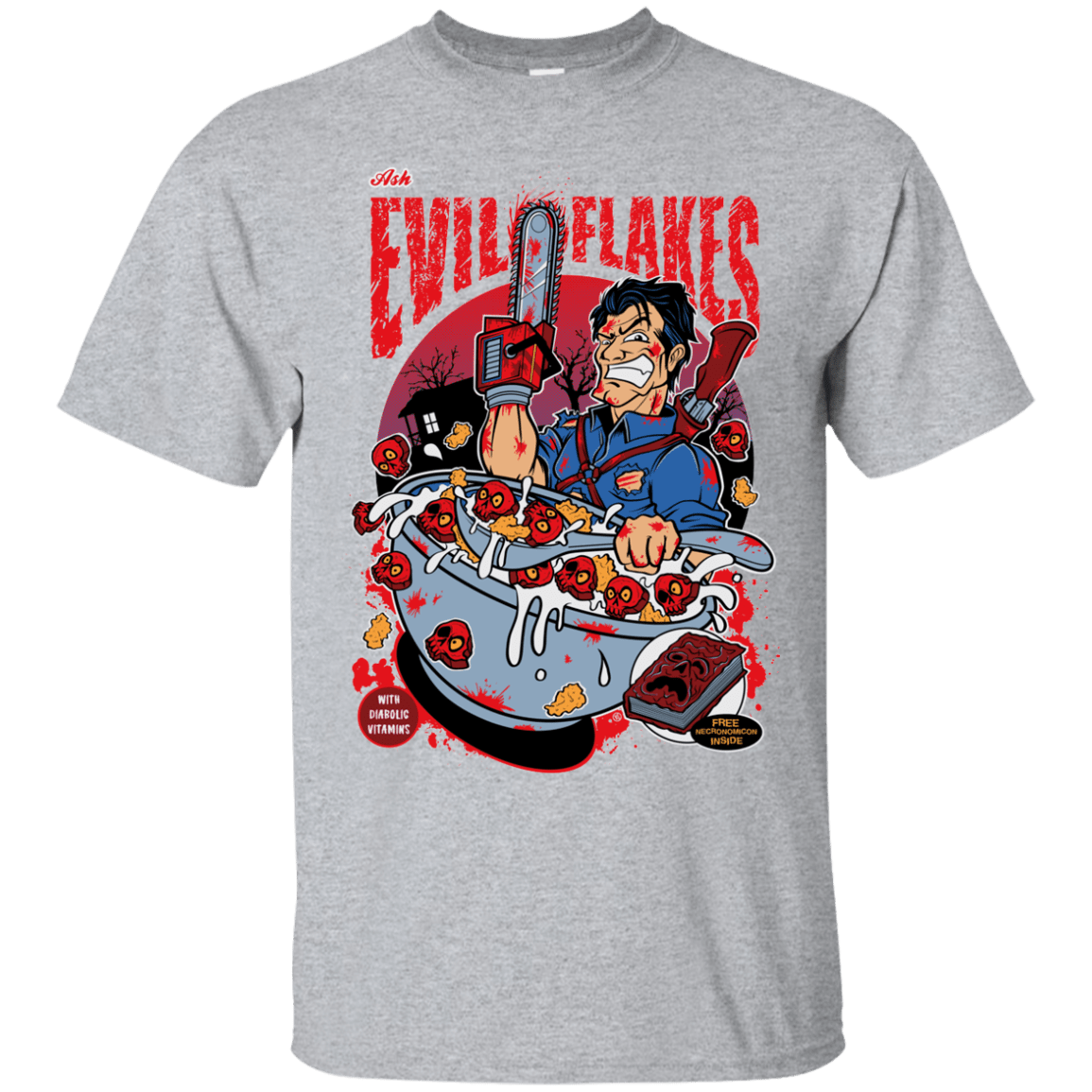 T-Shirts Sport Grey / S Evil Flakes T-Shirt