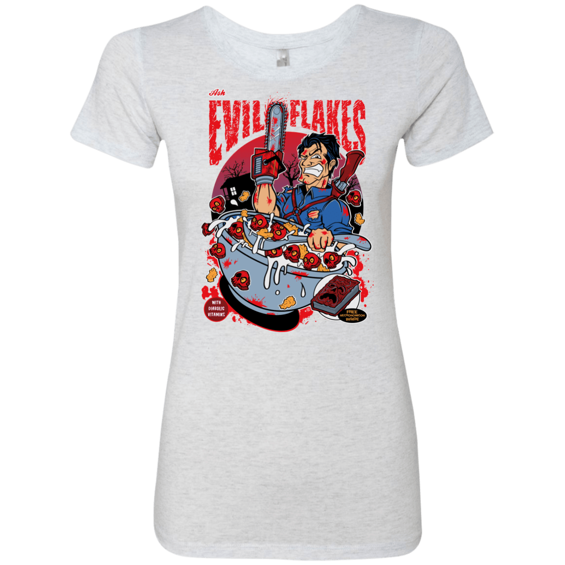 Evil Flakes Women's Triblend T-Shirt