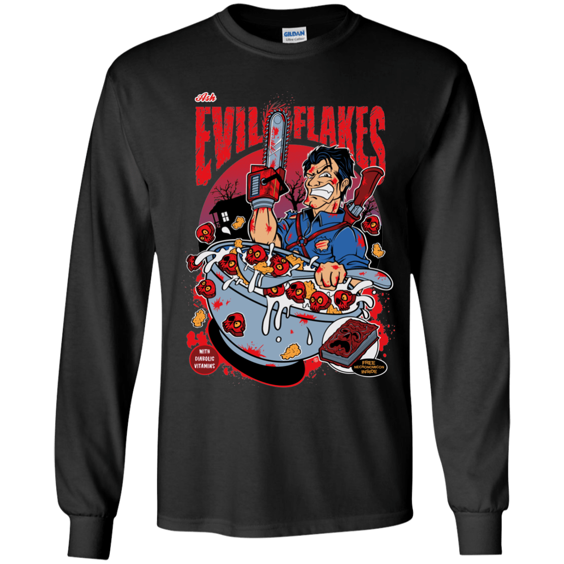Evil Flakes Youth Long Sleeve T-Shirt