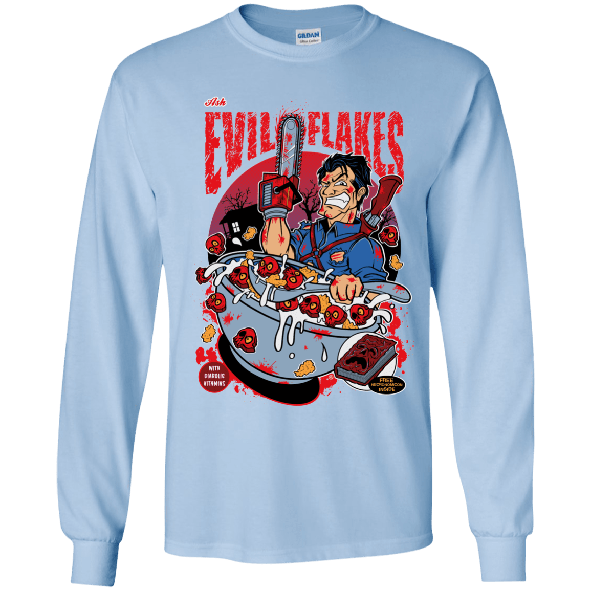 Evil Flakes Youth Long Sleeve T-Shirt