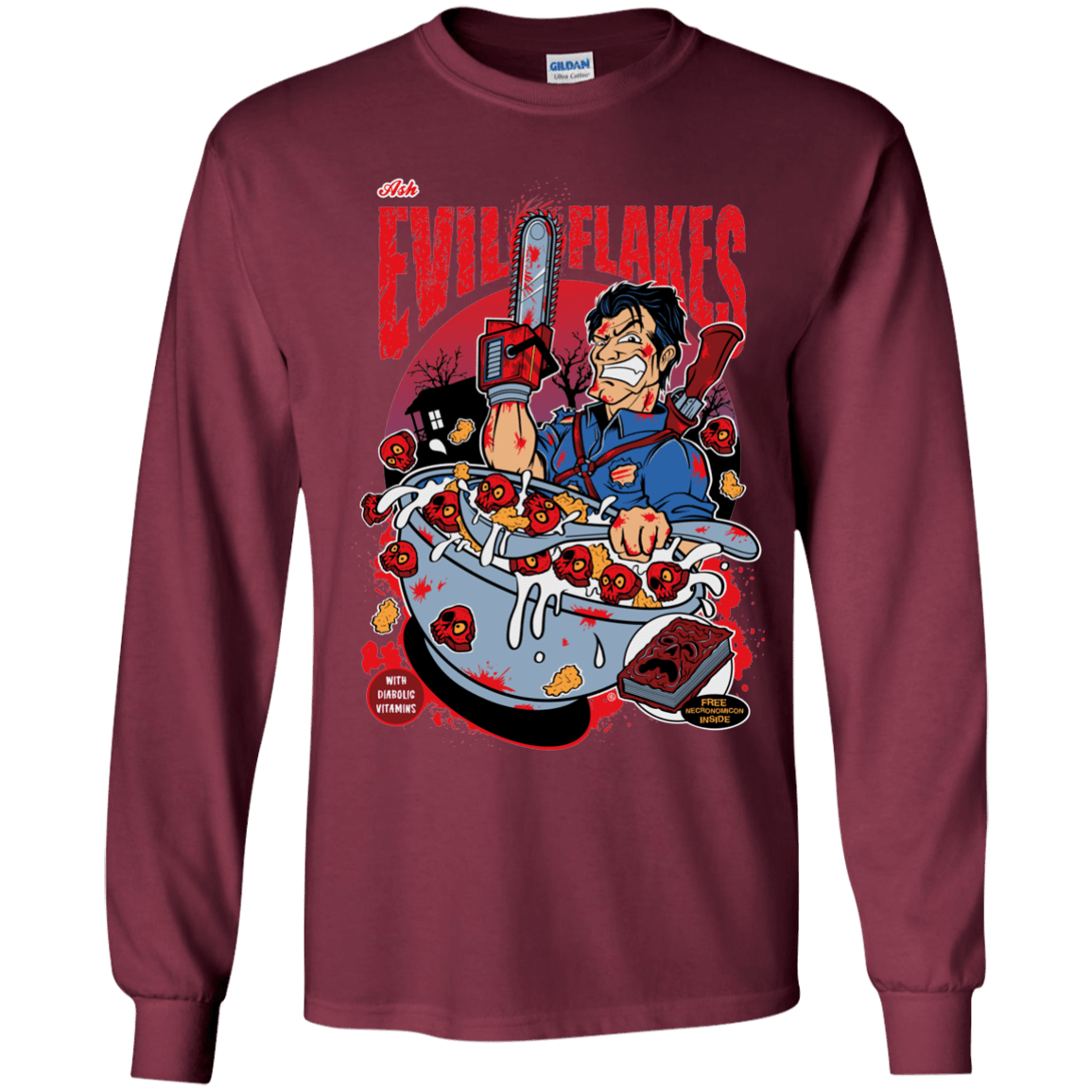 Evil Flakes Youth Long Sleeve T-Shirt