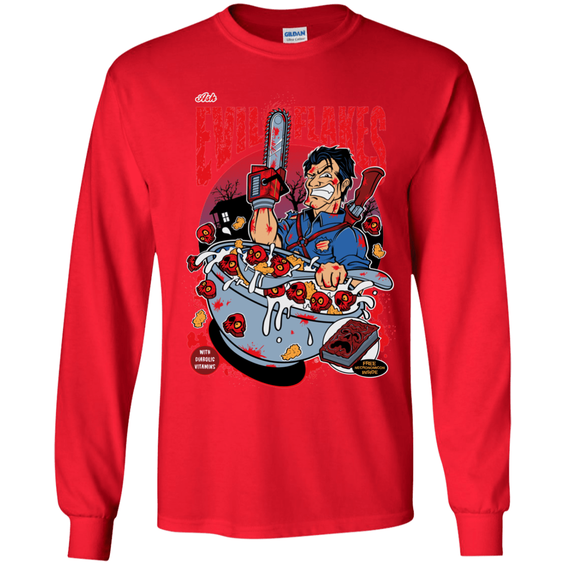 Evil Flakes Youth Long Sleeve T-Shirt