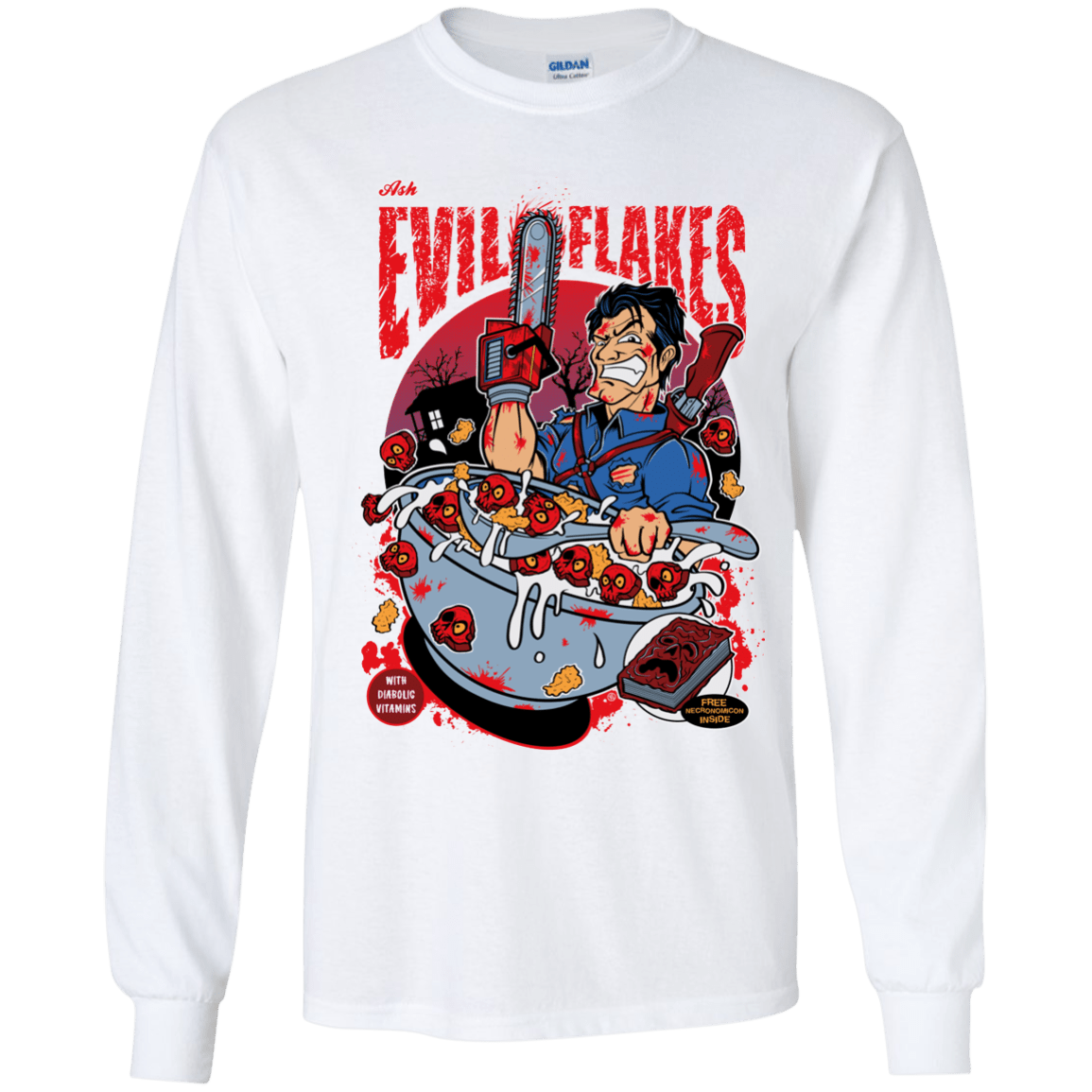 Evil Flakes Youth Long Sleeve T-Shirt