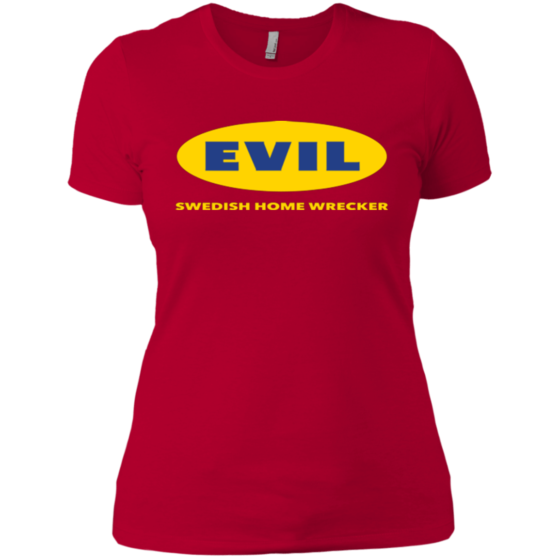 T-Shirts Red / X-Small EVIL Home Wrecker Women's Premium T-Shirt