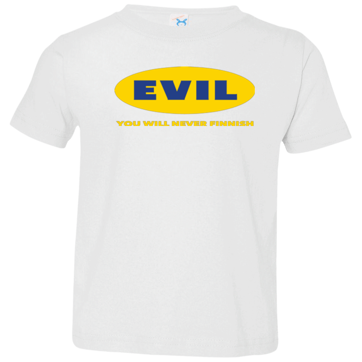 T-Shirts White / 2T EVIL Never Finnish Toddler Premium T-Shirt