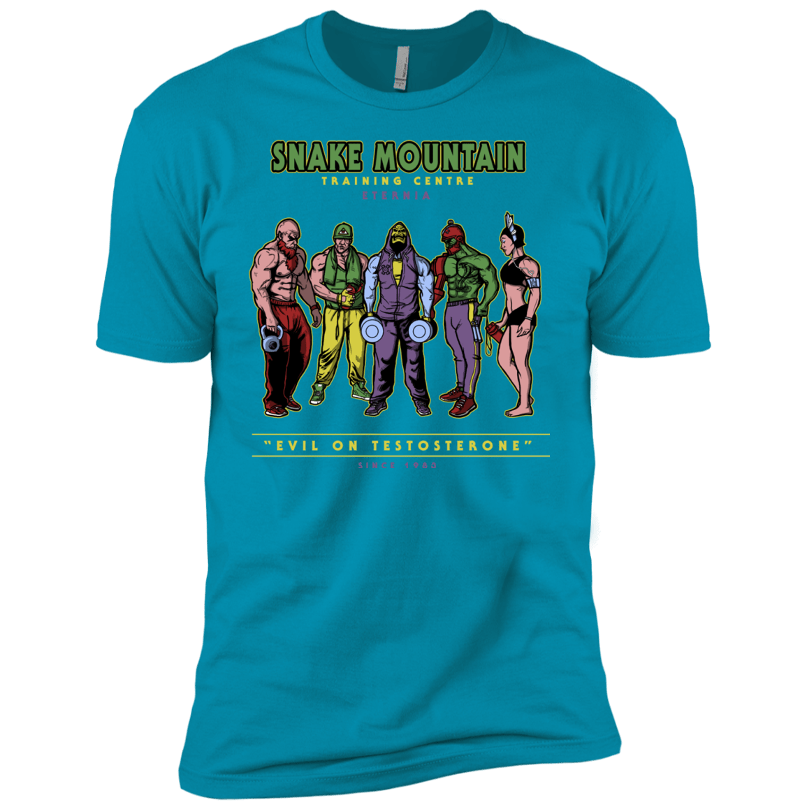 T-Shirts Turquoise / YXS Evil On Testosterone Boys Premium T-Shirt