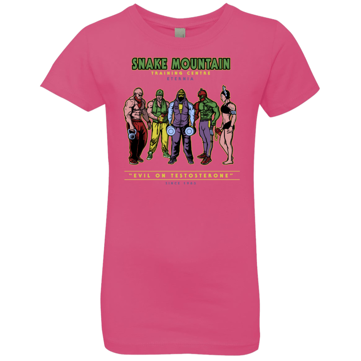 T-Shirts Hot Pink / YXS Evil On Testosterone Girls Premium T-Shirt