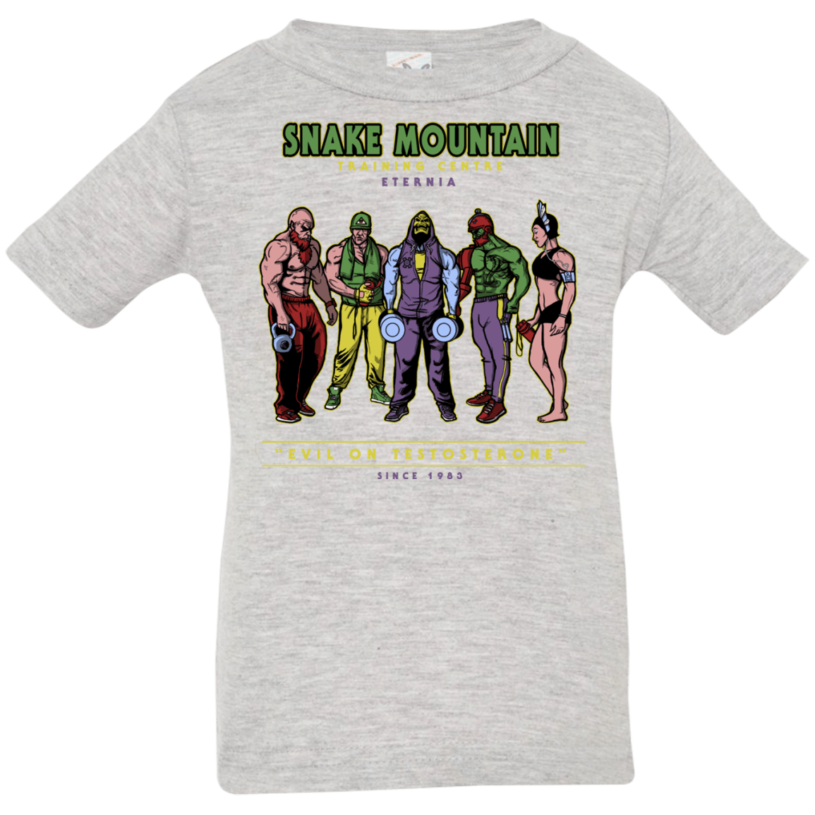 T-Shirts Heather Grey / 6 Months Evil On Testosterone Infant Premium T-Shirt