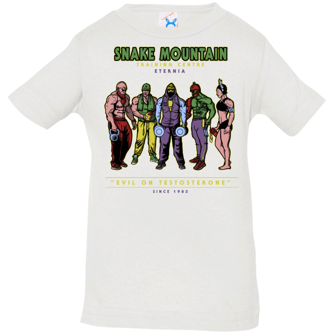 T-Shirts White / 6 Months Evil On Testosterone Infant Premium T-Shirt