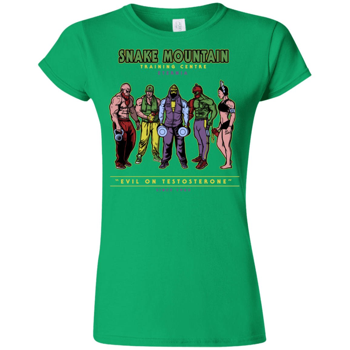 T-Shirts Irish Green / S Evil On Testosterone Junior Slimmer-Fit T-Shirt