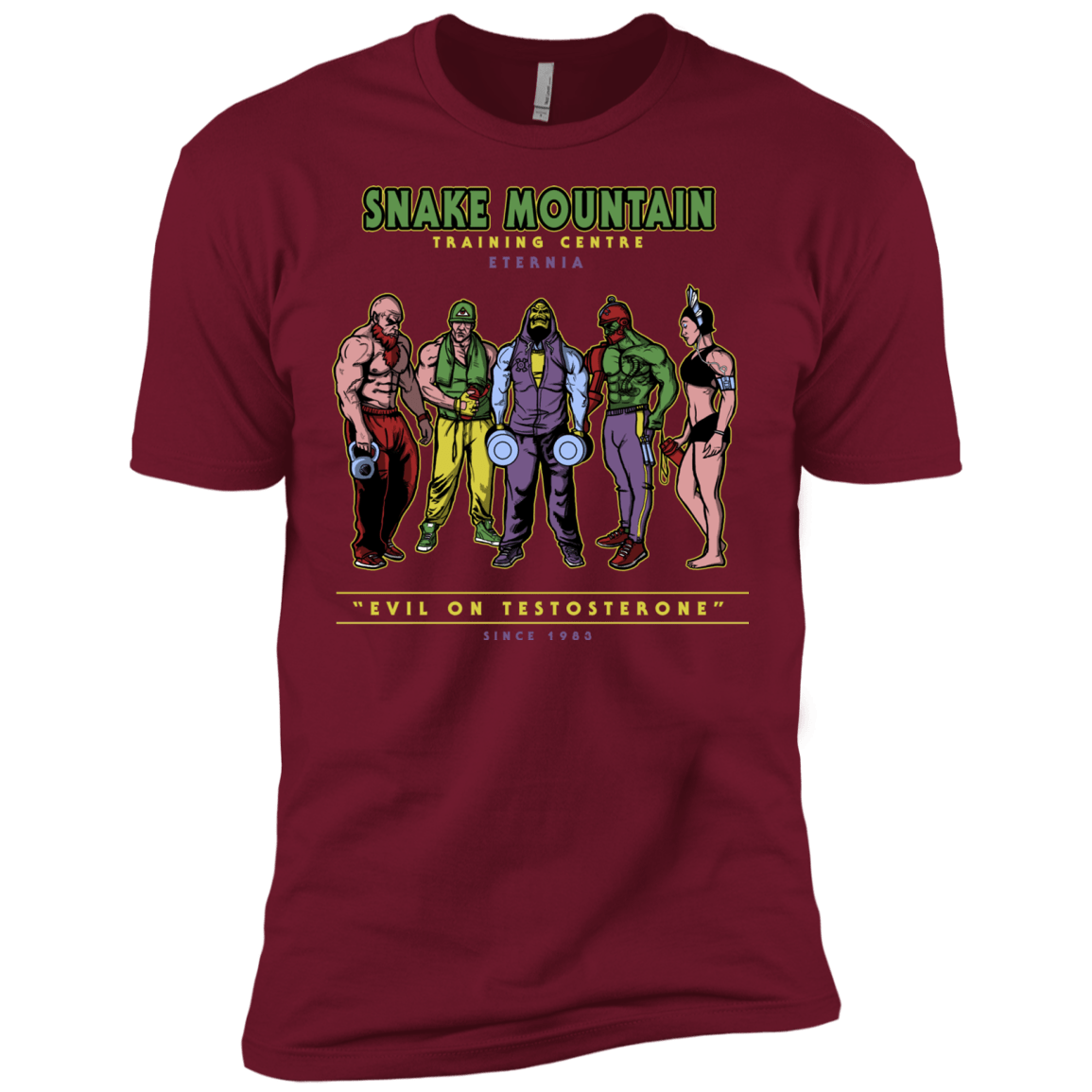 T-Shirts Cardinal / X-Small Evil On Testosterone Men's Premium T-Shirt