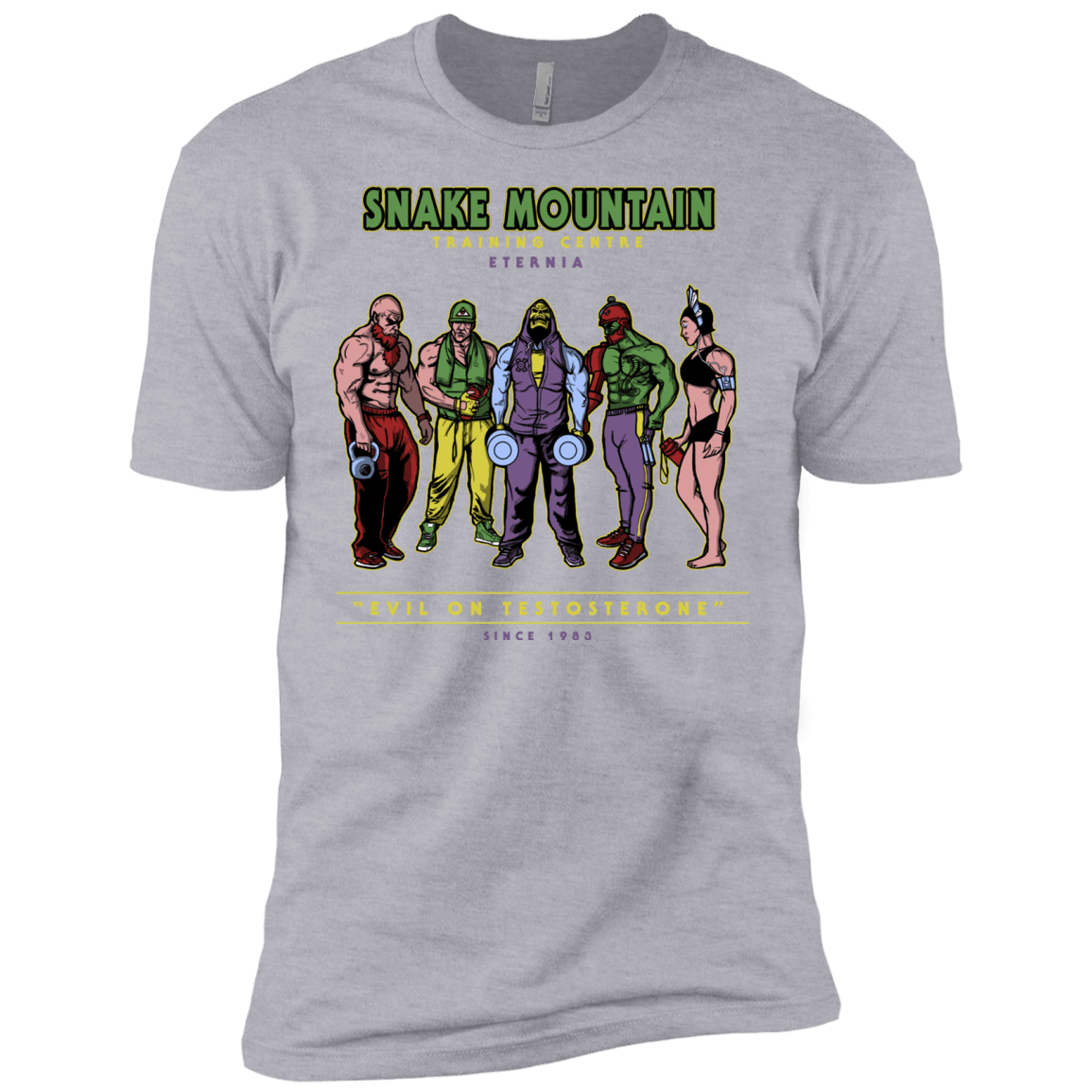 T-Shirts Heather Grey / X-Small Evil On Testosterone Men's Premium T-Shirt