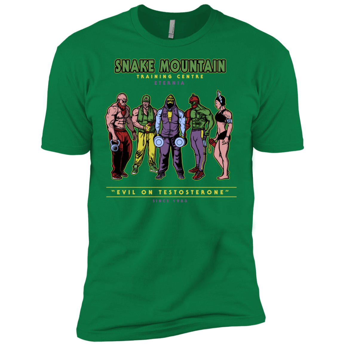 T-Shirts Kelly Green / X-Small Evil On Testosterone Men's Premium T-Shirt