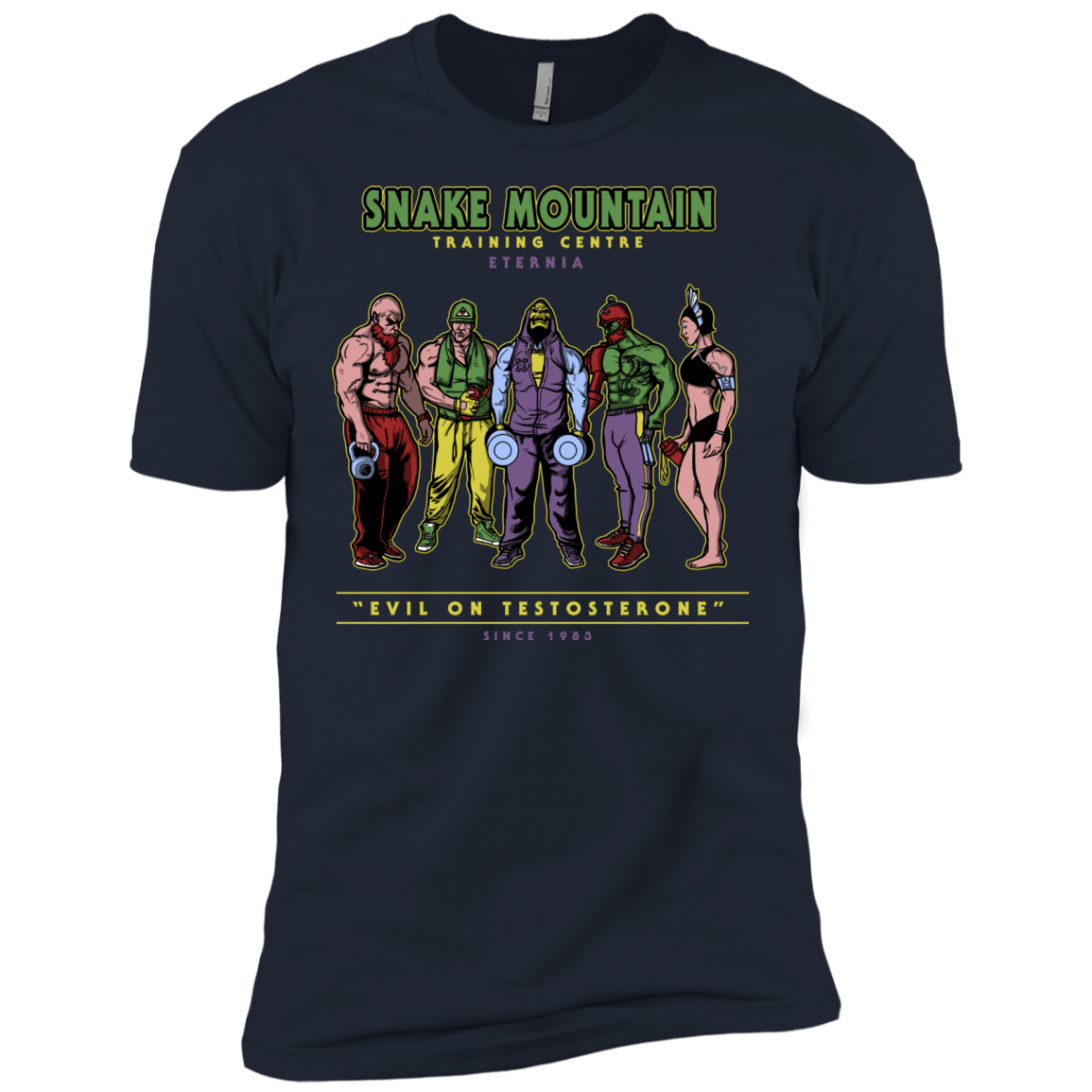 T-Shirts Midnight Navy / X-Small Evil On Testosterone Men's Premium T-Shirt