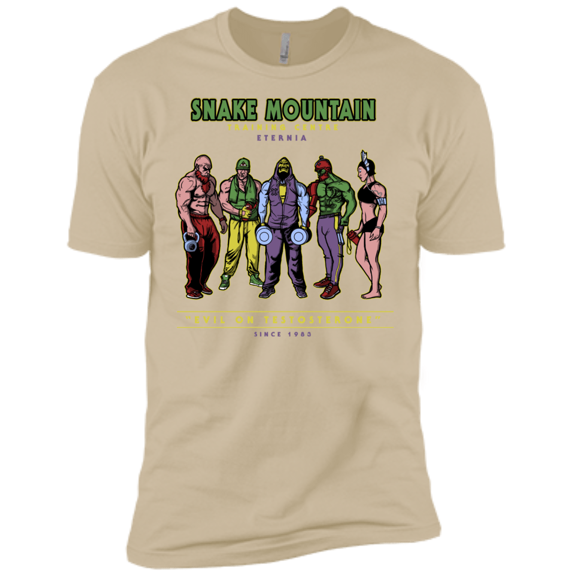 T-Shirts Sand / X-Small Evil On Testosterone Men's Premium T-Shirt