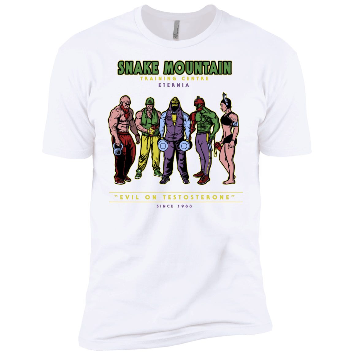 T-Shirts White / X-Small Evil On Testosterone Men's Premium T-Shirt