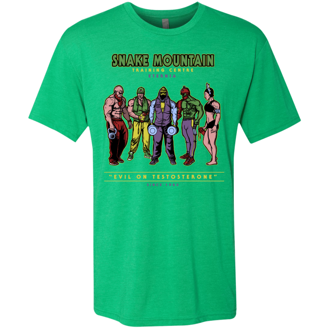 T-Shirts Envy / S Evil On Testosterone Men's Triblend T-Shirt