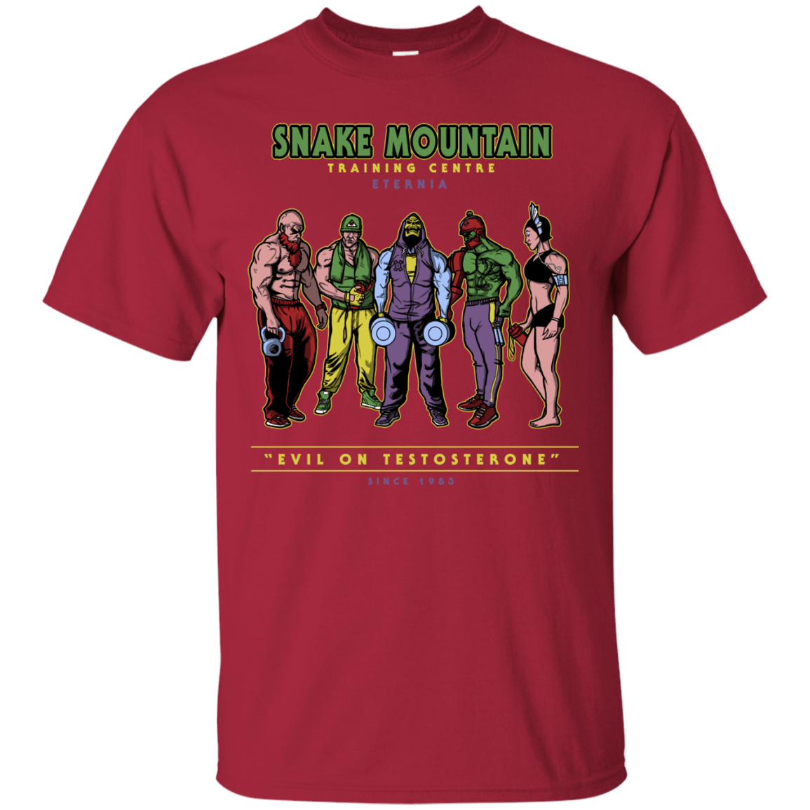 T-Shirts Cardinal / S Evil On Testosterone T-Shirt