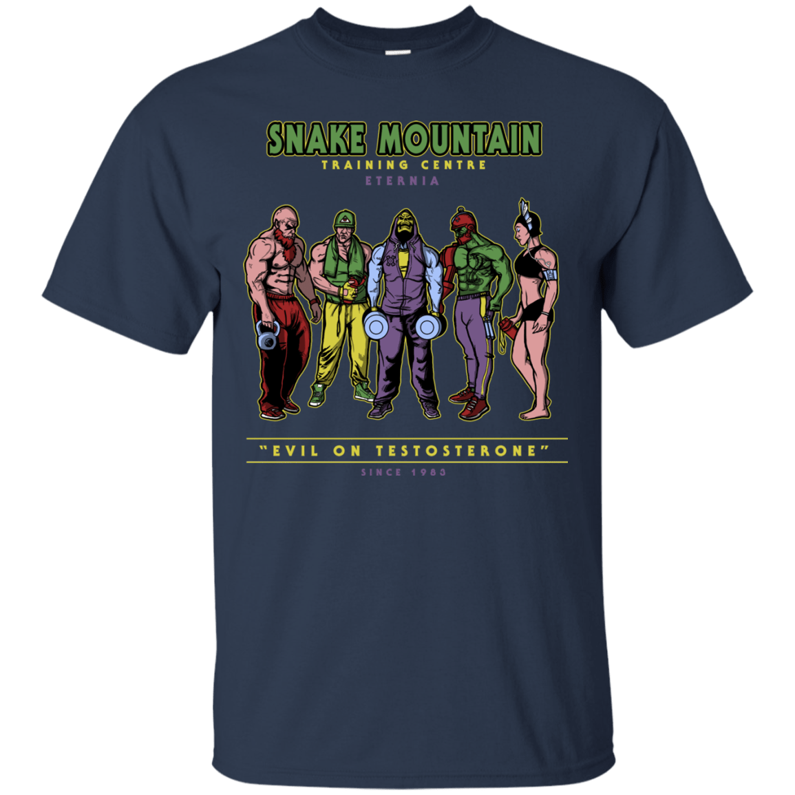 T-Shirts Navy / S Evil On Testosterone T-Shirt