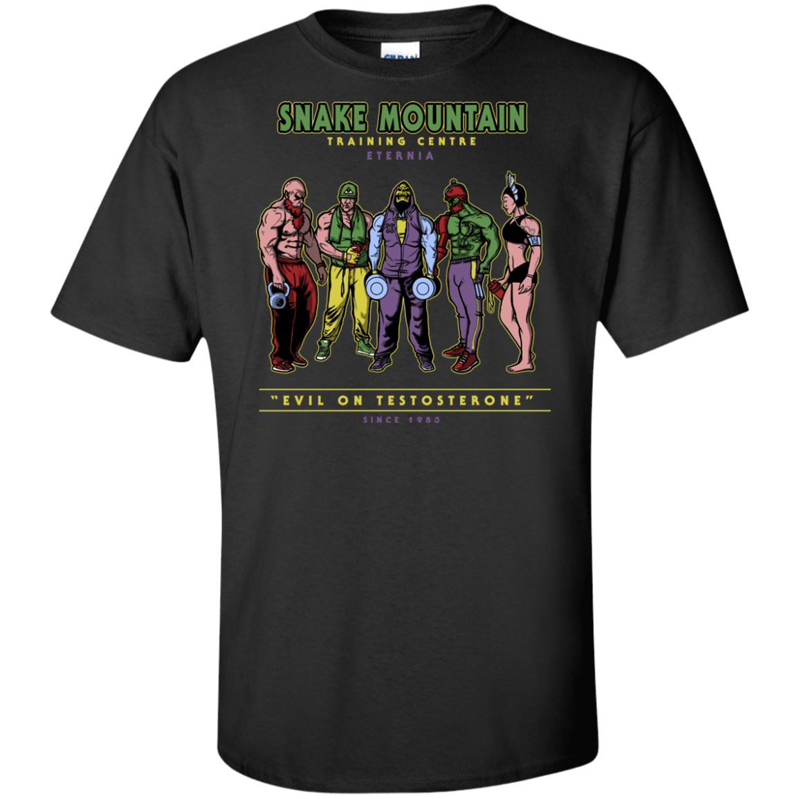 T-Shirts Black / XLT Evil On Testosterone Tall T-Shirt