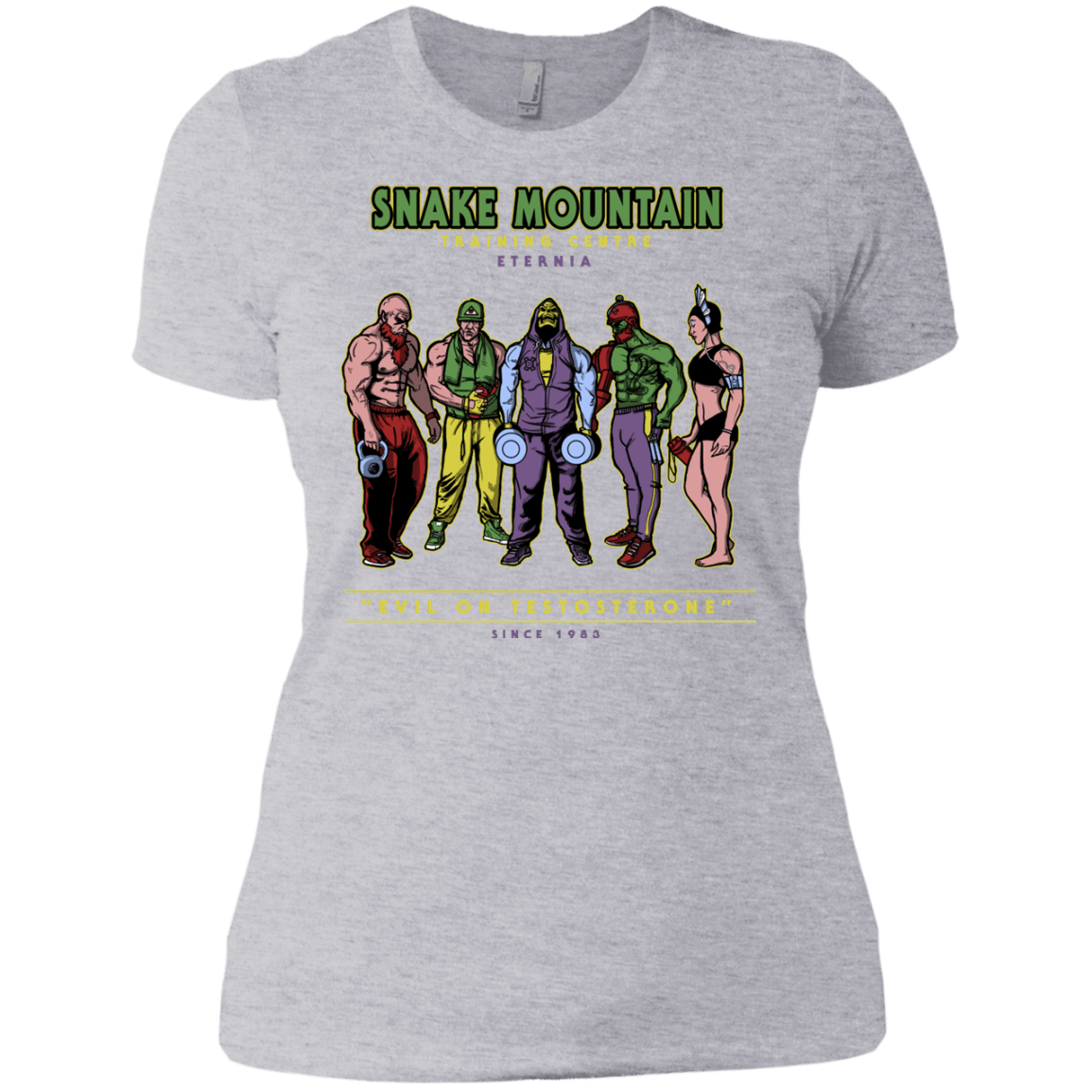 T-Shirts Heather Grey / X-Small Evil On Testosterone Women's Premium T-Shirt