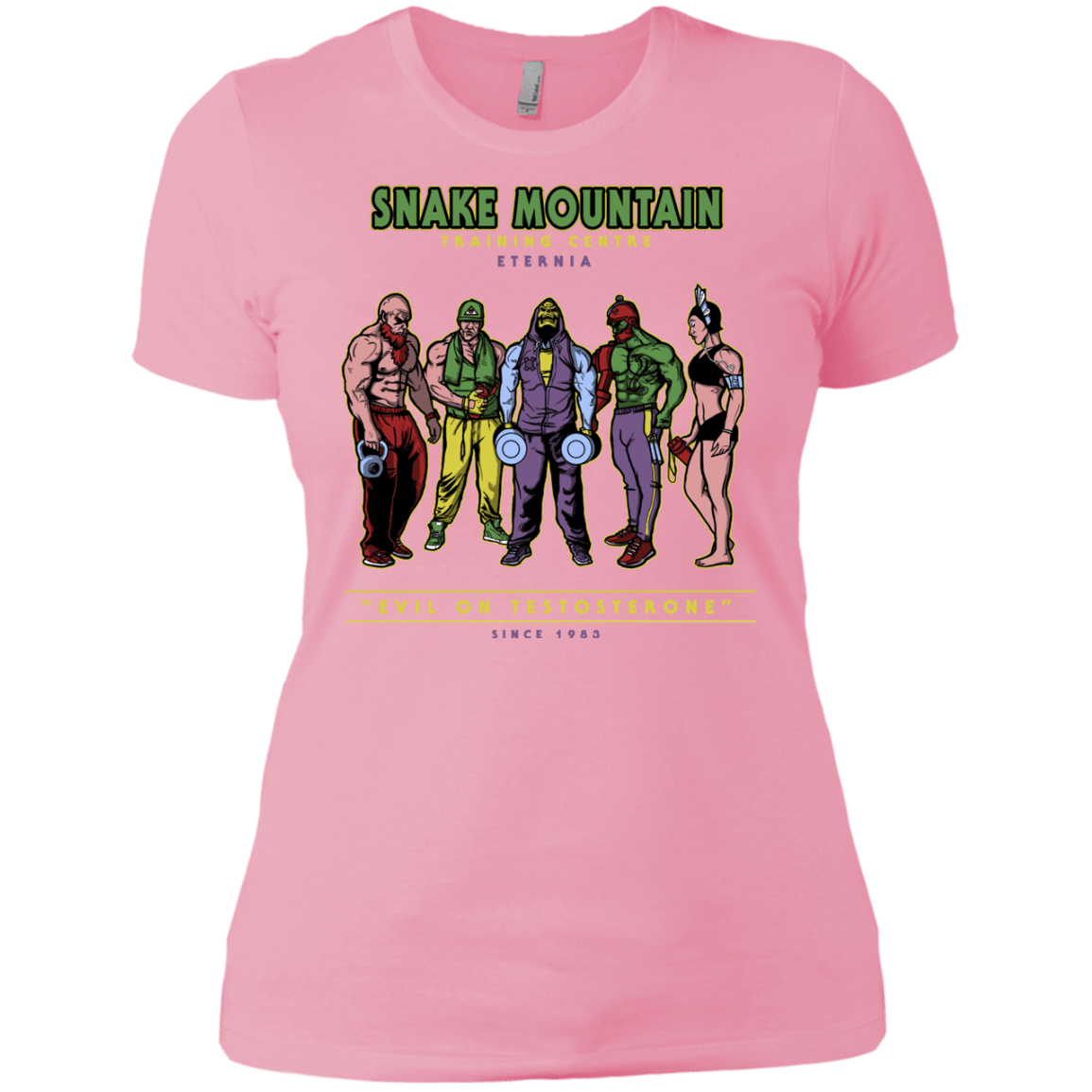 T-Shirts Light Pink / X-Small Evil On Testosterone Women's Premium T-Shirt